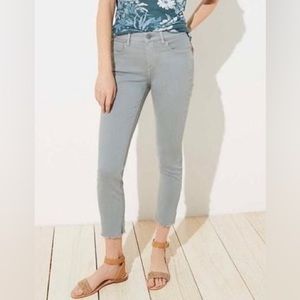 LOFT | Modern Skinny Crop Stretch Denim Jeans | size 28/6